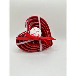 Rae Dunn Red Heart Valentine's Measuring Cups